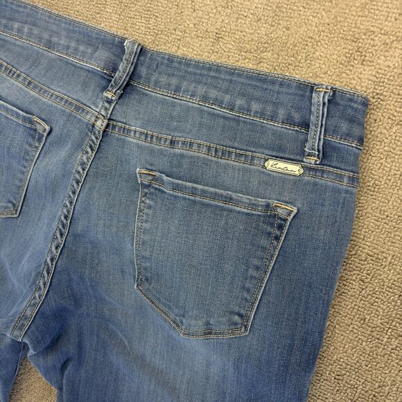 KanCan Womens Skinny Jeans Blue 15/31 Denim 5-Pocket Stretchy (Fits 34x30) - Picture 11 of 12